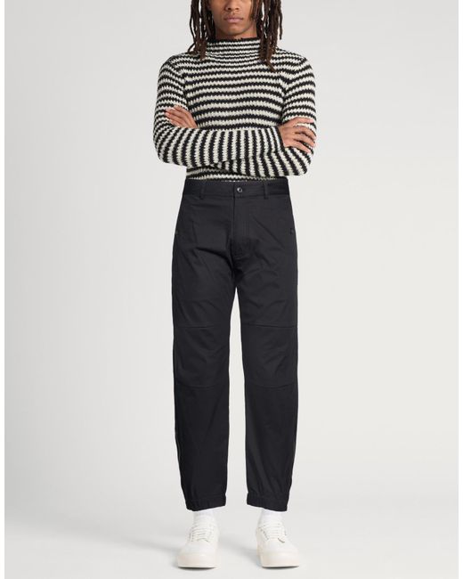 Grifoni Blue Midnight Pants Cotton, Polyamide, Elastane for men