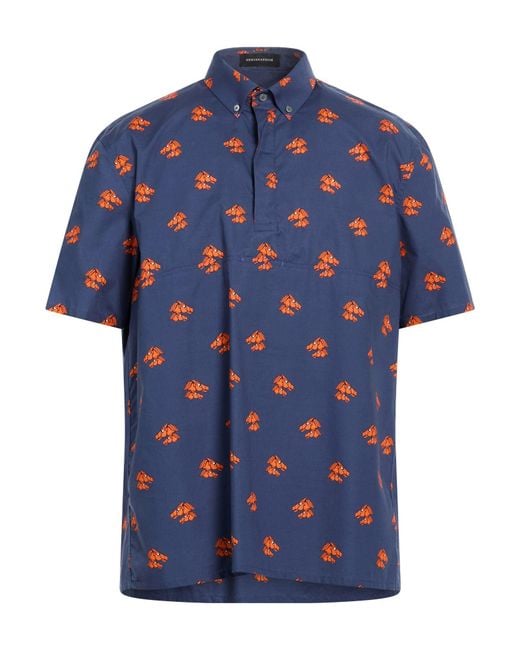 Kris Van Assche Blue Shirt Cotton for men