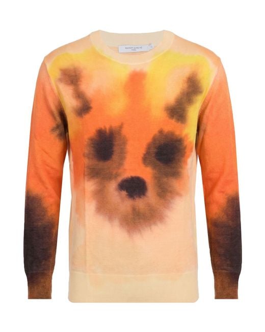 Pullover di Maison Kitsuné in Orange da Uomo