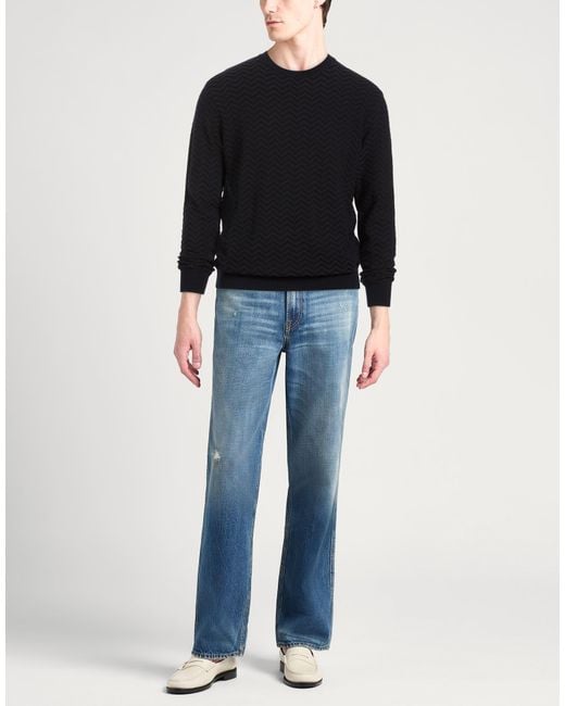 Pullover Giorgio Armani de hombre de color Blue