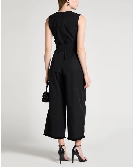 Max Mara Black Jumpsuit Cotton, Polyamide