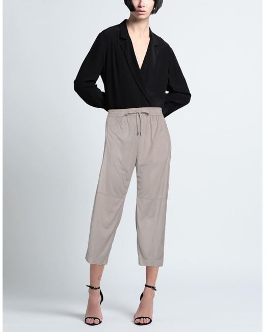 Purotatto Gray Pants Polyester