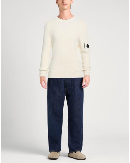 C P Company White Jumper for men