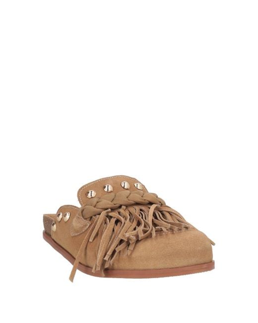 Emanuélle Vee Brown Mules & Clogs