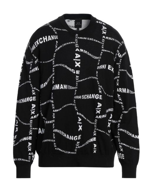 Pullover ARMANI EXCHANGE de hombre de color Black
