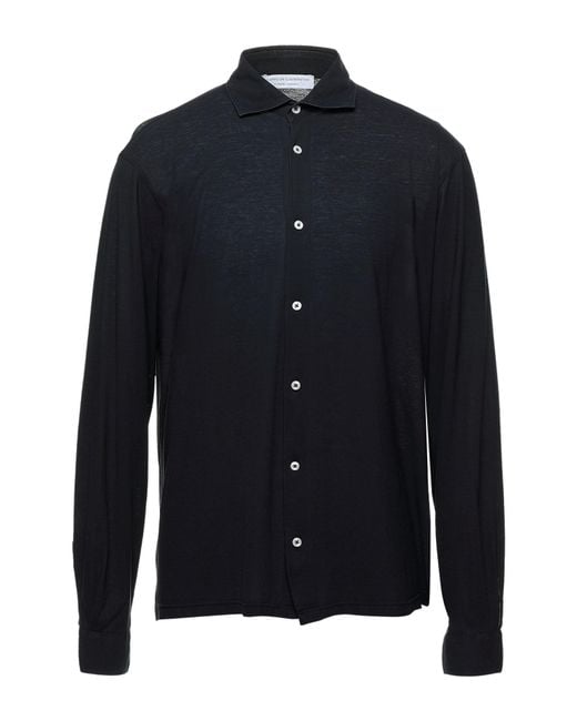 FILIPPO DE LAURENTIIS Blue Shirt for men
