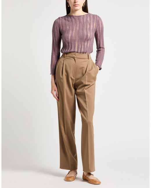 Alpha Studio Purple Mauve Sweater Alpaca Wool, Recycled Polyamide, Polyamide