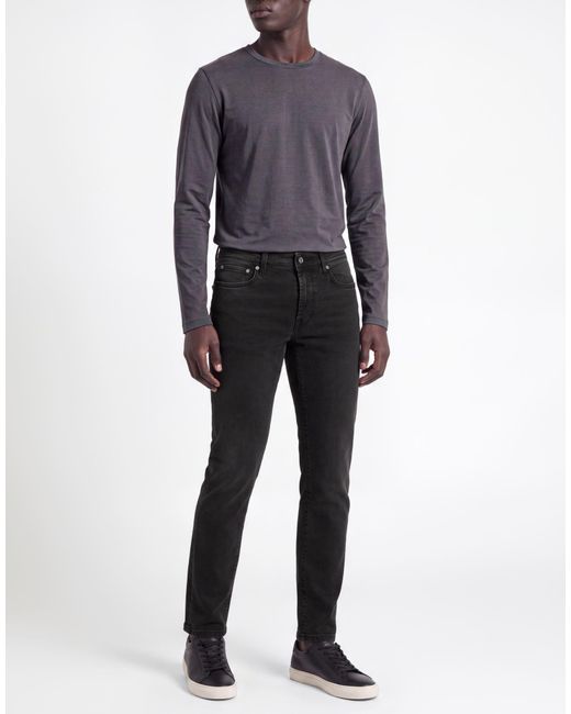0/zero Construction Black Jeans Cotton, Elastane for men