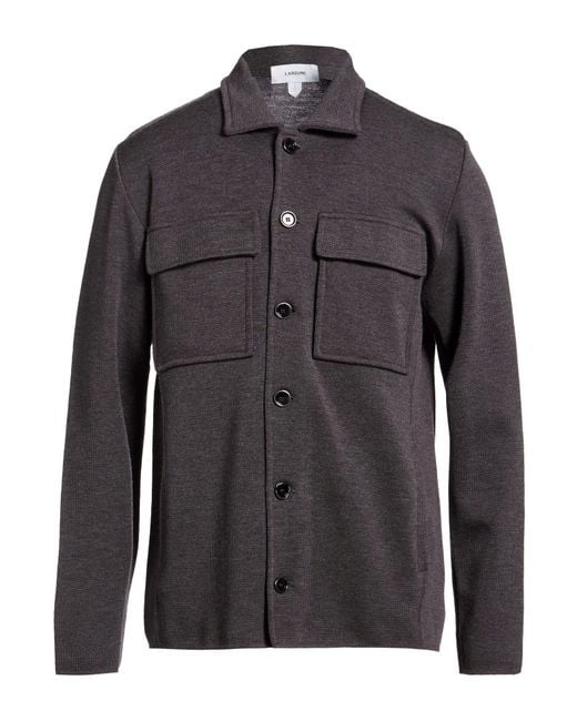 Lardini Gray Jacket Virgin Wool for men