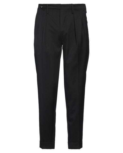 Michael Coal Black Trouser for men