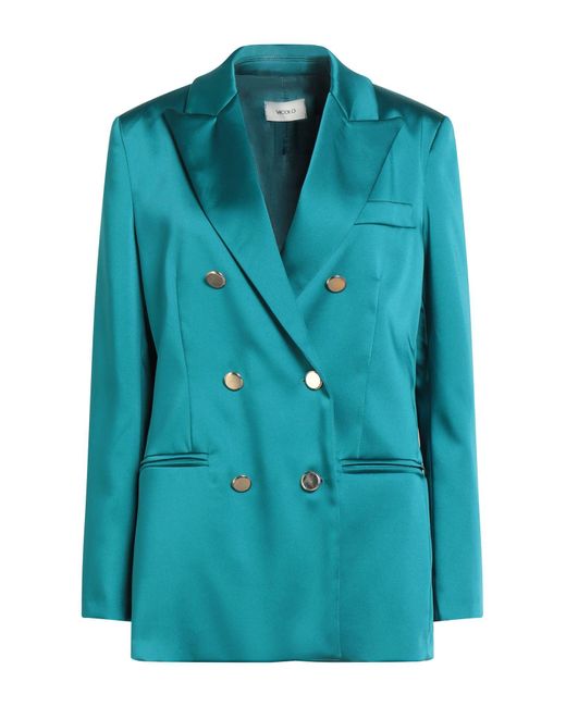Alysi Blue Deep Blazer Polyester, Elastane