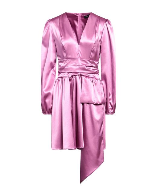 VANESSA SCOTT Pink Mini Dress Polyester