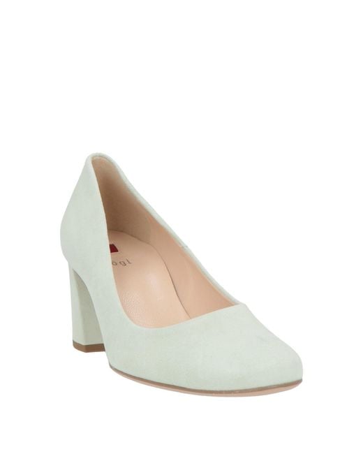 Högl White Light Pumps Leather