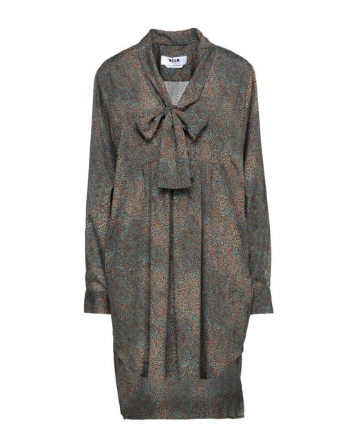 MSGM Gray Mini Dress