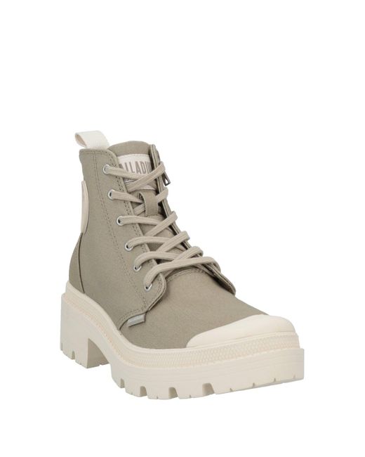 Botines de caña alta Palladium de color Natural