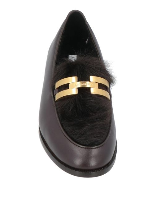 Aquazzura Gray Mokassin