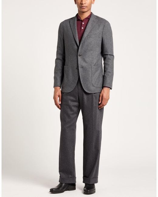 Boglioli Gray Blazer for men