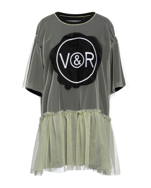 Viktor & Rolf Gray Mini Dress