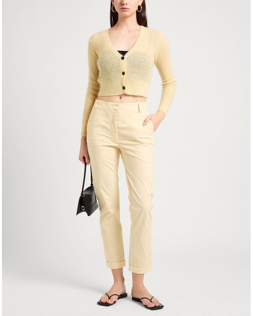 Manila Grace Natural Pants Cotton, Elastane