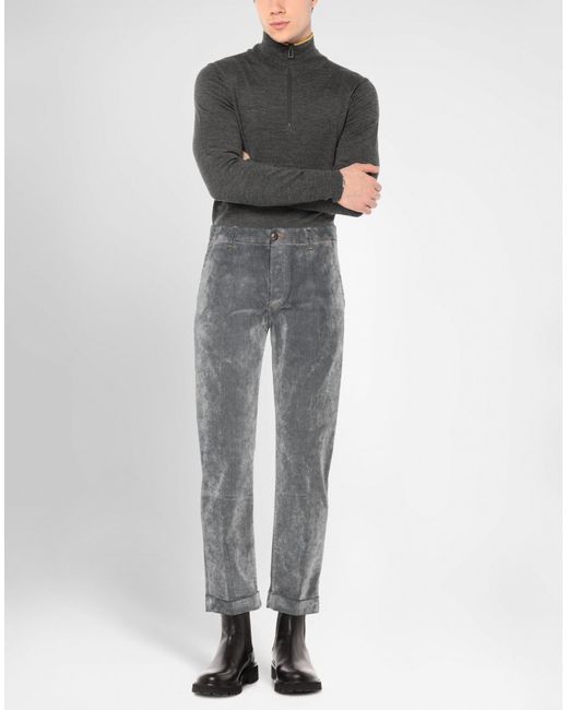 Care Label Gray Jeans for men