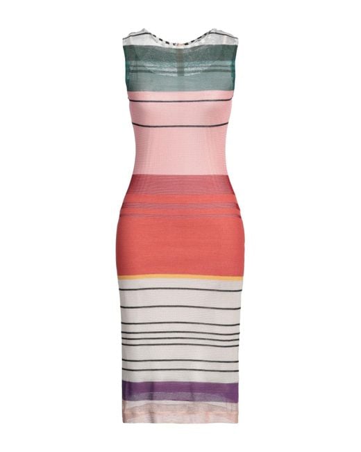 Missoni Red Midi Dress