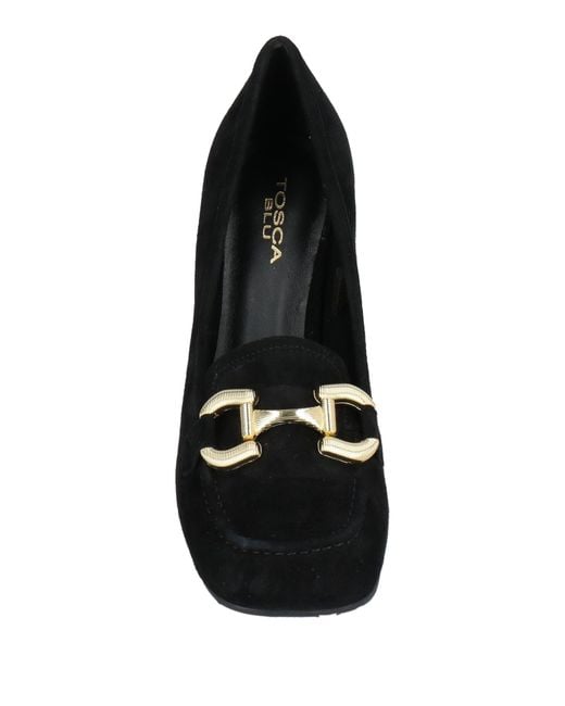 Tosca Blu Black Loafers Leather