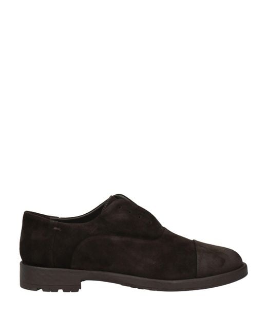 Antica Cuoieria Black Lace-Up Shoes Leather for men
