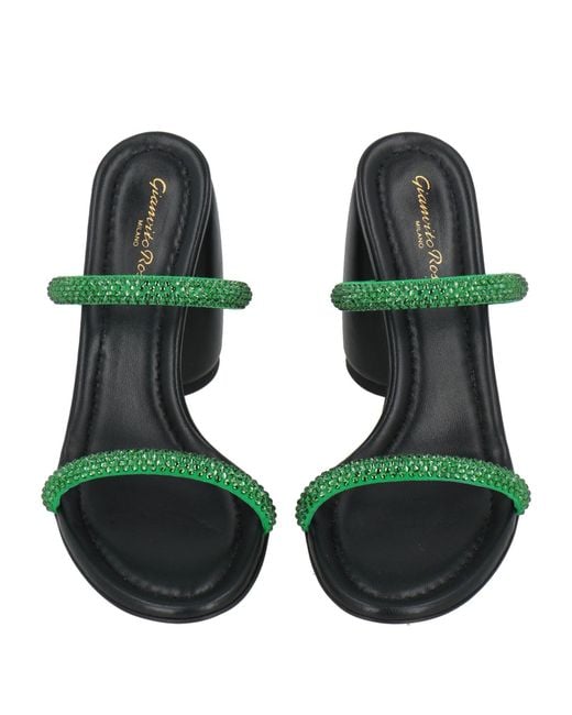 Gianvito Rossi Green Sandals