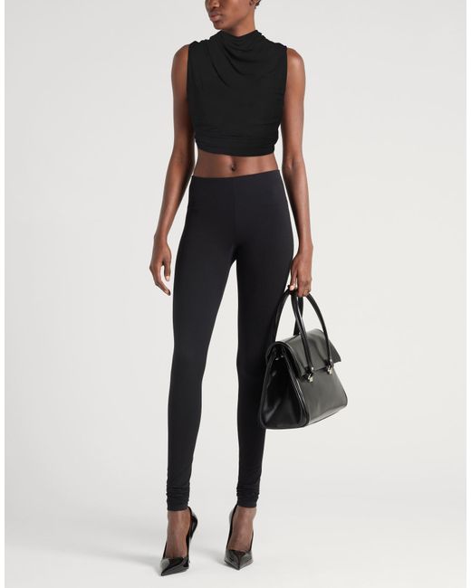 Rick Owens Black Top Viscose, Polyamide, Elastane