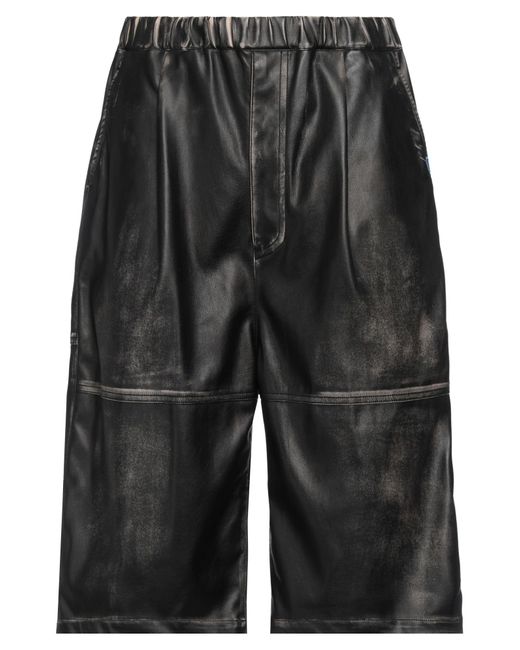 Maison Mihara Yasuhiro Gray Shorts & Bermuda Shorts Polyurethane, Polyester for men