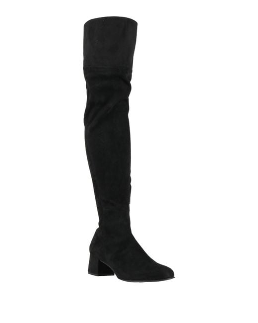 Unisa Black Boot Leather