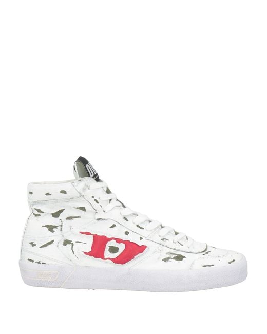 DIESEL White Trainers for men