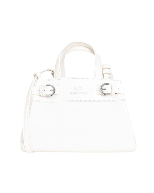 Armani Exchange White Handtaschen
