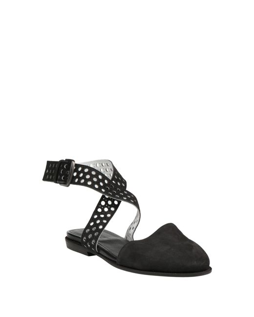 Pantanetti Black Ballet Flats