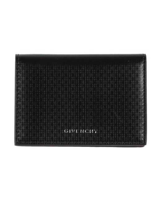 Givenchy Black Document Holder Leather