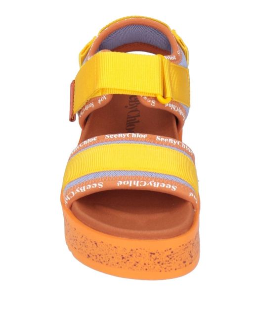See By Chloé Orange Sandals