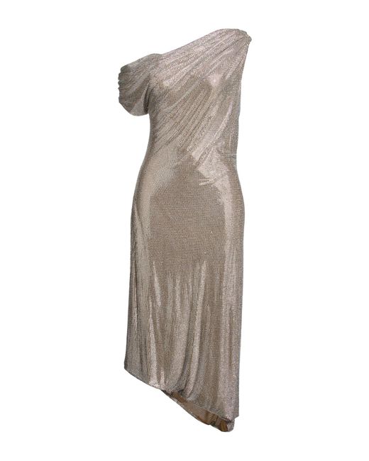 GIUSEPPE DI MORABITO Metallic Midi Dress Polyamide, Elastane