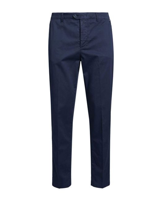 Kiton Blue Pants Cotton, Elastane for men