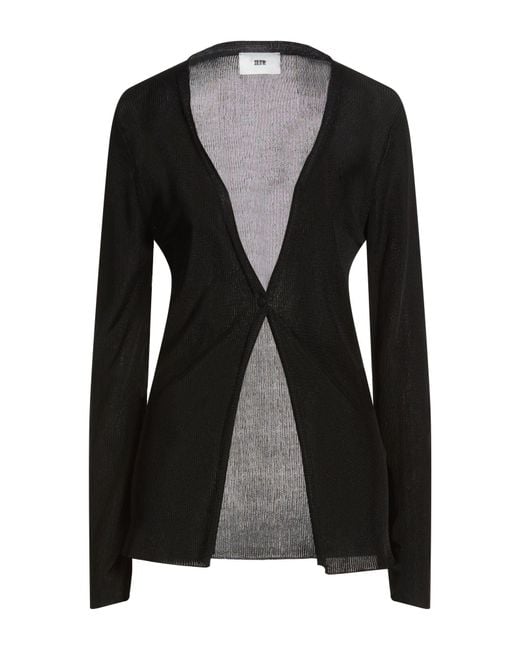 SOLOTRE Black Cardigan Viscose