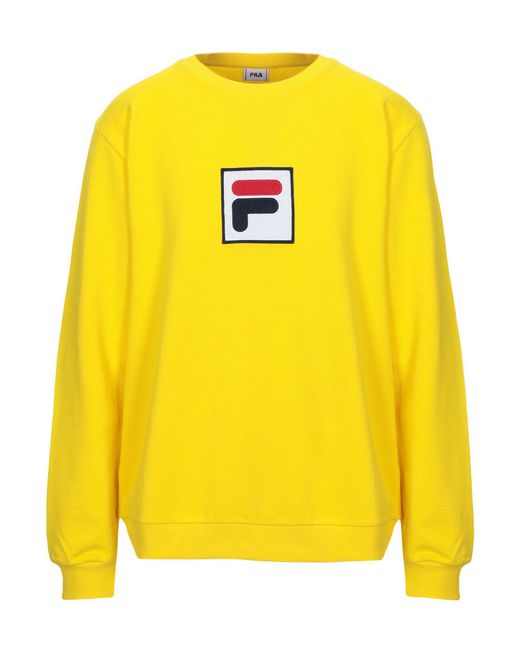 Fila Yellow Sweatshirt for men