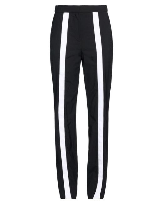 Karl Lagerfeld Black Pants Wool, Elastane, Cotton, Polyester