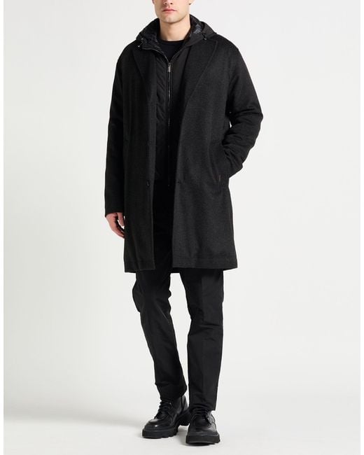 Cappotto di Moorer in Black da Uomo