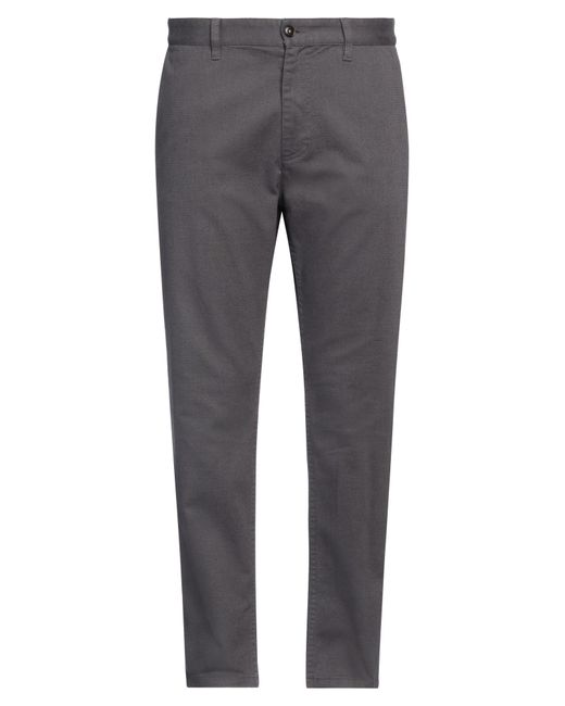 Boss Gray Pants Cotton, Elastane for men