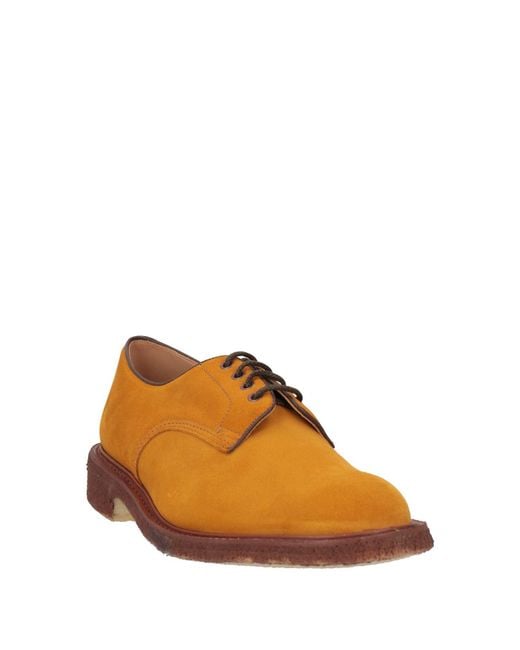 Stringate di Tricker's in Orange da Uomo