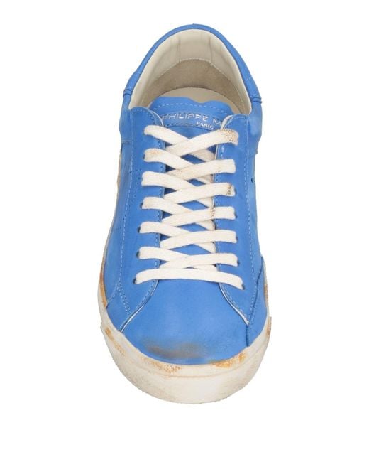 Philippe Model Blue Trainers for men