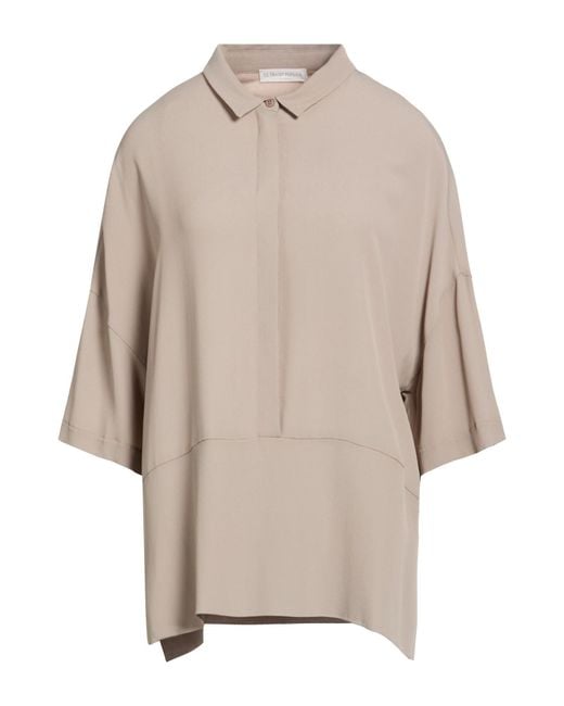 Le Tricot Perugia Natural Taupe Top Acetate, Silk