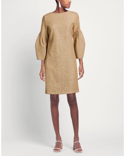 Camicettasnob Natural Mini Dress