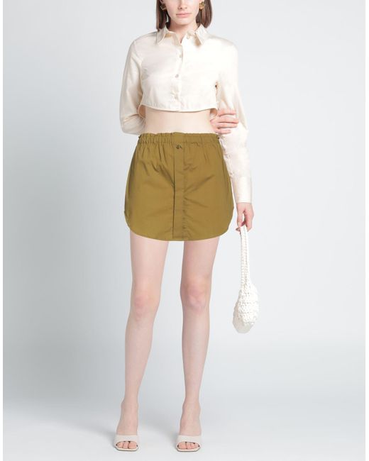 SOLOTRE Natural Mini Skirt