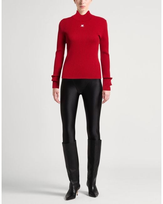 Courreges Red Turtlenecks