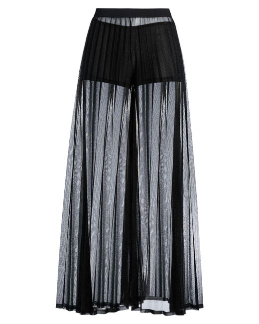 Circus Hotel Black Pants Polyester, Polyamide